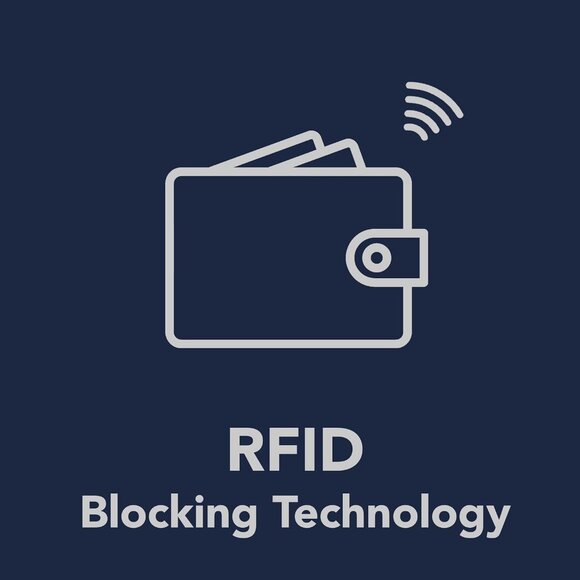 Men's Classic Leather Trifold RFID Wallet (Available in Smooth or Pebble Grain) - Picture 10 of 10